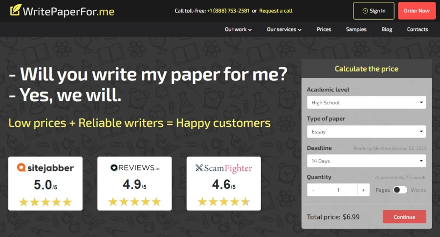 WritePaperForMe review logo